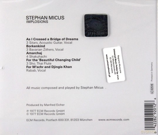 Micus: Implosions [CD]