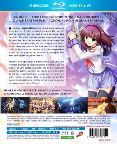 Angel Beats! - Intégrale + OAV - Edition Saphir (2 Blu-ray) + Livret