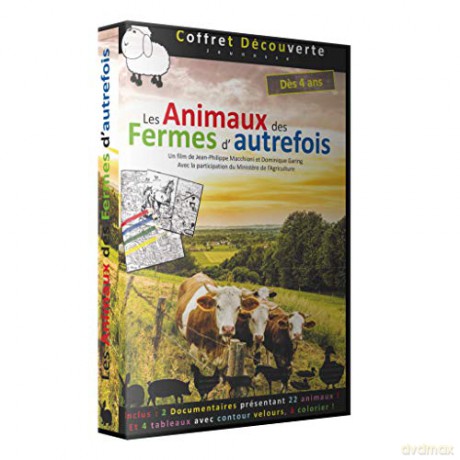 ANIMAUX DES FERMES D'AUTREFOIS + 4 TABLEAUX