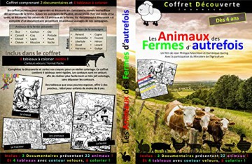 ANIMAUX DES FERMES D'AUTREFOIS + 4 TABLEAUX