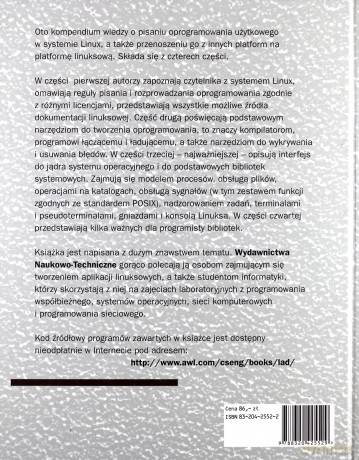 Oprogramowanie użytkowe w systemie Linux - Erik W. Troan, Michael K. Johnson [KSIĄŻKA]