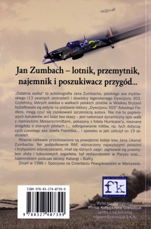 Ostatnia walka - Jan Zumbach [KSIĄŻKA]