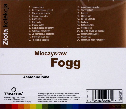 Mieczysław Fogg: Złota Kolekcja [CD]