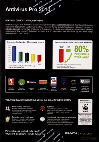 Panda Antivirus Pro 2010 (+ Firewall) 3PC miniBOX [GRA PC]