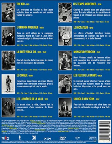 Charlie Chaplin-Le Cube-Coffret 10 Films