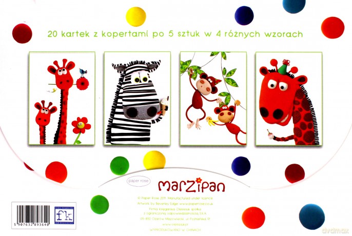 Papeteria. Zwierzęta. Marzipan [KSIĄŻKA]