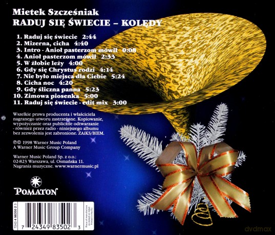 Mietek Szcześniak: Raduj Się Świecie - Kolędy [CD]