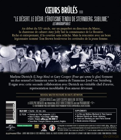 Morocco (Maroko) [Blu-Ray]