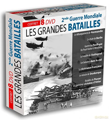 Coffret Grandes Batailles 2nde Guerre Mondiale- 8