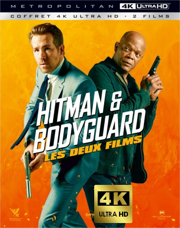 The Hitman's Bodyguard / Hitman's Wife's Bodyguard (Bodyguard Zawodowiec/ Bodyguard i żona zawodowca) [2xBlu-Ray 4K]+[2xBlu-Ray]