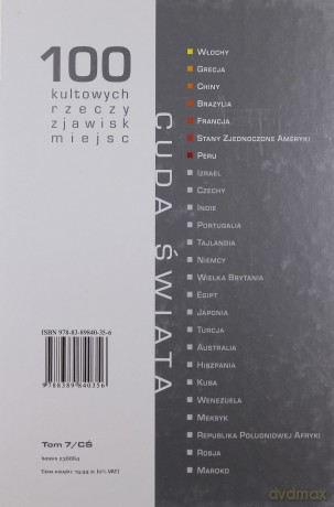Peru. Cuda świata. 100 kultowych rzeczy, zjawisk, miejsc [KSIĄŻKA]