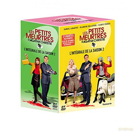 COFFRET LES PETITS MEURTRES D'AGATHA CHRISTIE - L'INTEGRALE DE LA SAISON 2