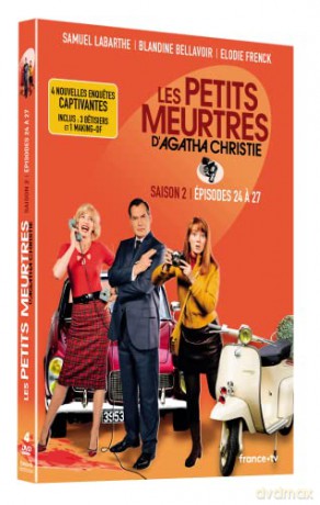 COFFRET LES PETITS MEURTRES D'AGATHA CHRISTIE - SAISON 2 - EPISODES 24 A 27 - BOITIER SIMPLE