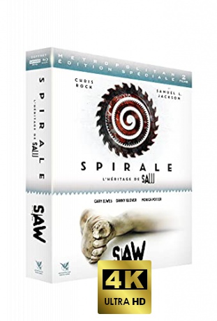 Saw / Spiral: From the Book of Saw (Piła / Spirala: Nowy rozdział serii Piła) (steelbook) [Blu-Ray 4K]+[Blu-Ray]