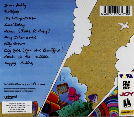 Mika: Life In Cartoon Motion (Polska Cena !!) [CD]