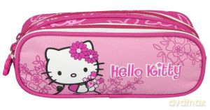 Piórnik dwukomorowy Hello Kitty [KSIĄŻKA]