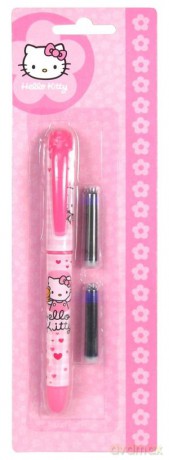 Pióro wieczne w blistrze z dwoma nabojami Hello Kitty [KSIĄŻKA]