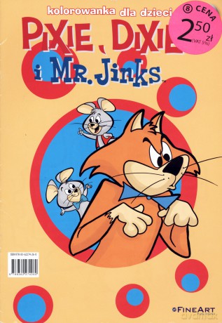 Pixie, Dixie i Mr. Jinks. Kolorowanka dla dzieci [KSIĄŻKA]