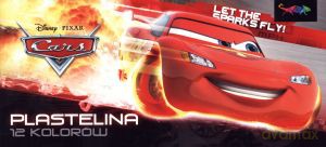 Plastelina 12 kolorów CARS [KSIĄŻKA]