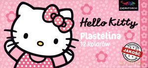 Plastelina 12 kolorów Hello Kitty [KSIĄŻKA]