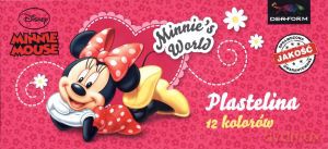 Plastelina 12 kolorów Myszka Minnie [KSIĄŻKA]