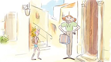 En sortant de l'école- Collection Ecole Buissoniere