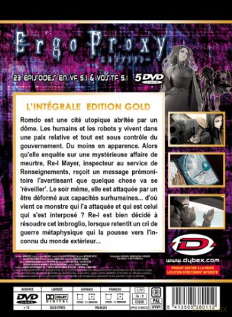 Ergo Proxy - Intégrale - Edition Gold (5 + Livret)