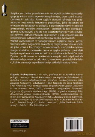 Pogranicze polsko-żydowskie. Topografie i teksty - Eugenia Prokop-Janiec [KSIĄŻKA]