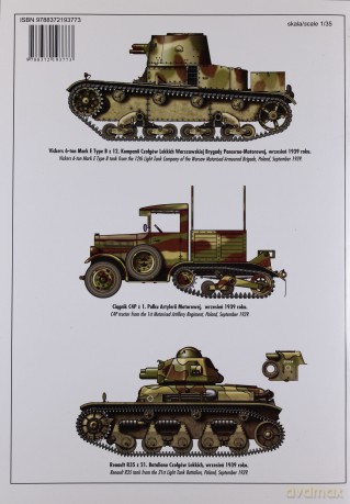 Pojazdy Wojska Polskiego 1939. Plan Pack vol. V 377 - Grzegorz Jackowski [KSIĄŻKA]