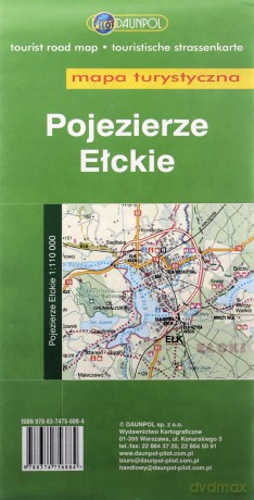 Pojezierze Ełckie. Mapa turystyczna w skali 1:110 000 [KSIĄŻKA]