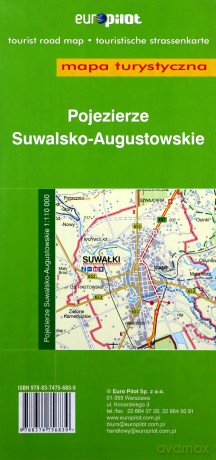 Pojezierze Suwalsko- Augustowskie. Mapa turystyczna w skali 1:110 000 [KSIĄŻKA]