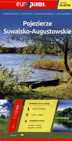 Pojezierze Suwalsko-Augustowskie. Foliowana mapa turystyczna w skali 1:110 000 [KSIĄŻKA]