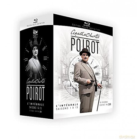 Hercule Poirot - L'intégrale des saisons 1 a 13 - Coffret 45 Blu-ray