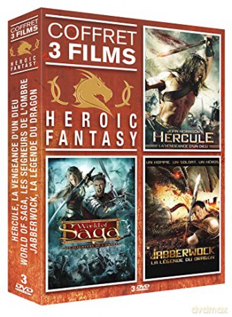 Hercule, la Vengeance d'un Dieu + World of Saga, Les seigneurs de l'ombre + Jabberwock, la légende du Dragon