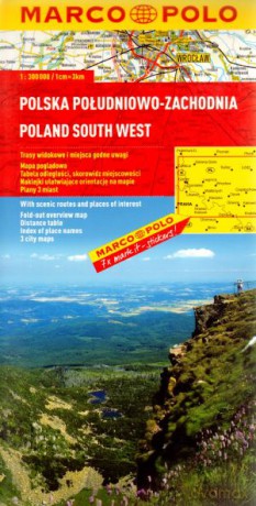 Polska Południowo-Zachodnia. Mapa Marco Polo w skali 1:300 000 [KSIĄŻKA]