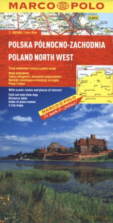 Polska Północno - Zachodnia. Mapa Marco Polo w skali 1:300 000 [KSIĄŻKA]