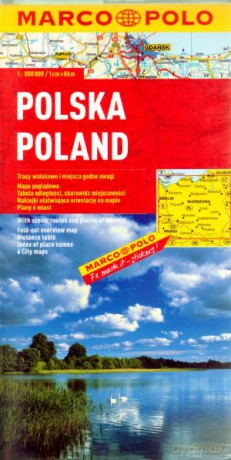 Polska. Mapa Marco Polo w skali 1:800 000 [KSIĄŻKA]