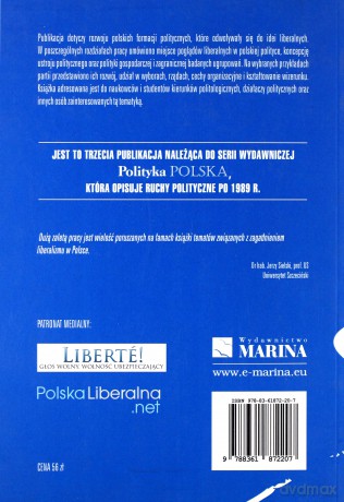 Polskie ugrupowania liberalne - Łukasz Tomczak (red.) [KSIĄŻKA]
