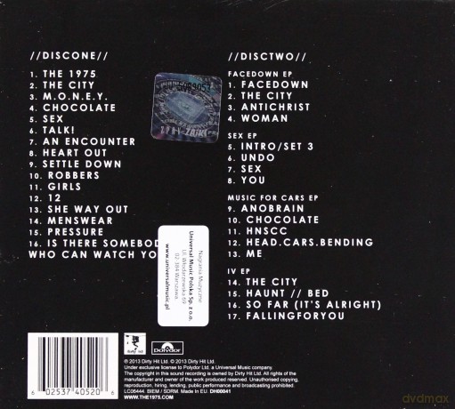 The 1975: The 1975 (Deluxe) (digipack) [2CD]