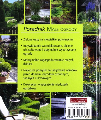 Poradnik. Małe ogrody - Alicja Ochwat [KSIĄŻKA]
