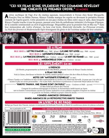 KINUYO TANAKA REALISATRICE DE L AGE D OR DU CINEMA JAPONAIS - 4 + LIVRET
