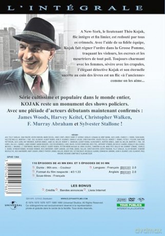 Kojak-L'intégrale Saisons 1 a 6