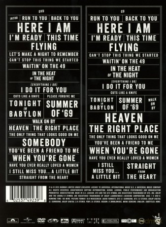 Bryan Adams: Live At Sydney Opera House (Deluxe) Ltd. (digipack) [DVD]+[CD]