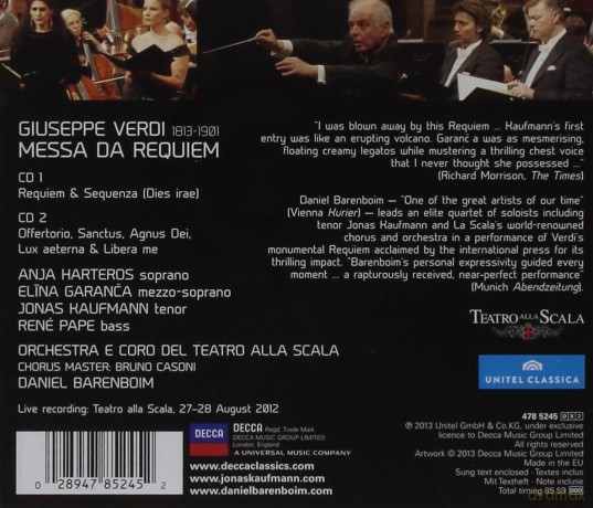 Jonas Kaufmann: Verdi Requiem [2CD]