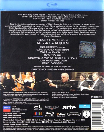 Jonas Kaufmann: Verdi Requiem [Blu-Ray]