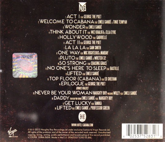Naughty Boy: Hotel Cabana (PL) [CD]