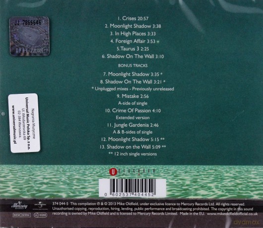 Mike Oldfield: Crises [CD]