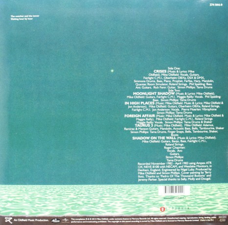 Mike Oldfield: Crises Lp [WINYL]
