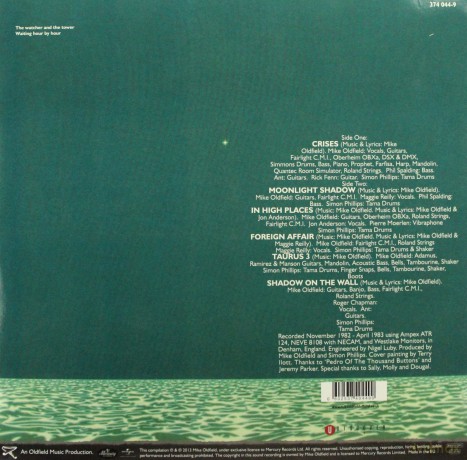 Mike Oldfield: Crises Lp [WINYL]