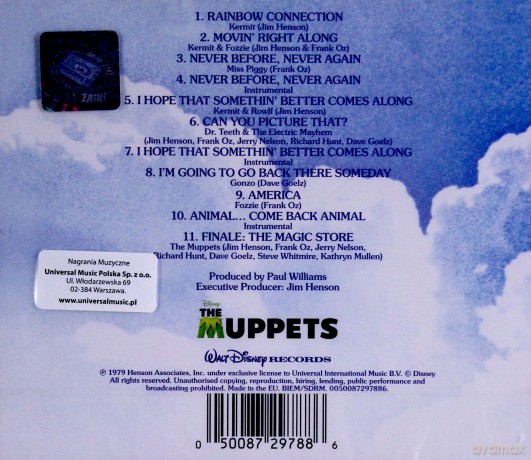 The Muppet Movie soundtrack (Wielka Wyprawa Muppetów) [CD]